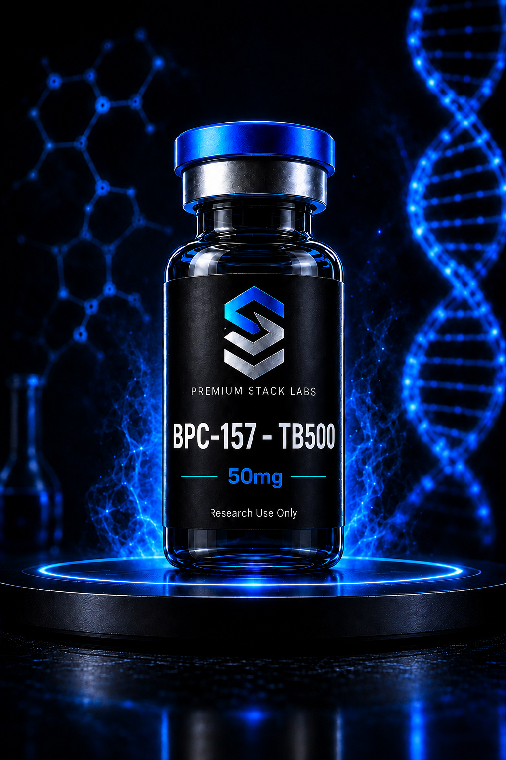 Premium Stack Labs BPC-157 - TB500 50mg research vial