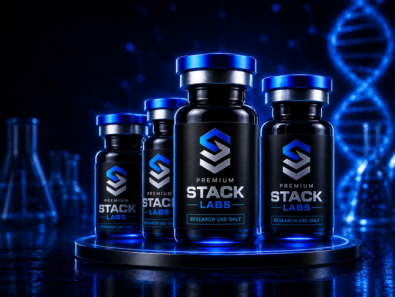 Bundle product image showing multiple premium vials