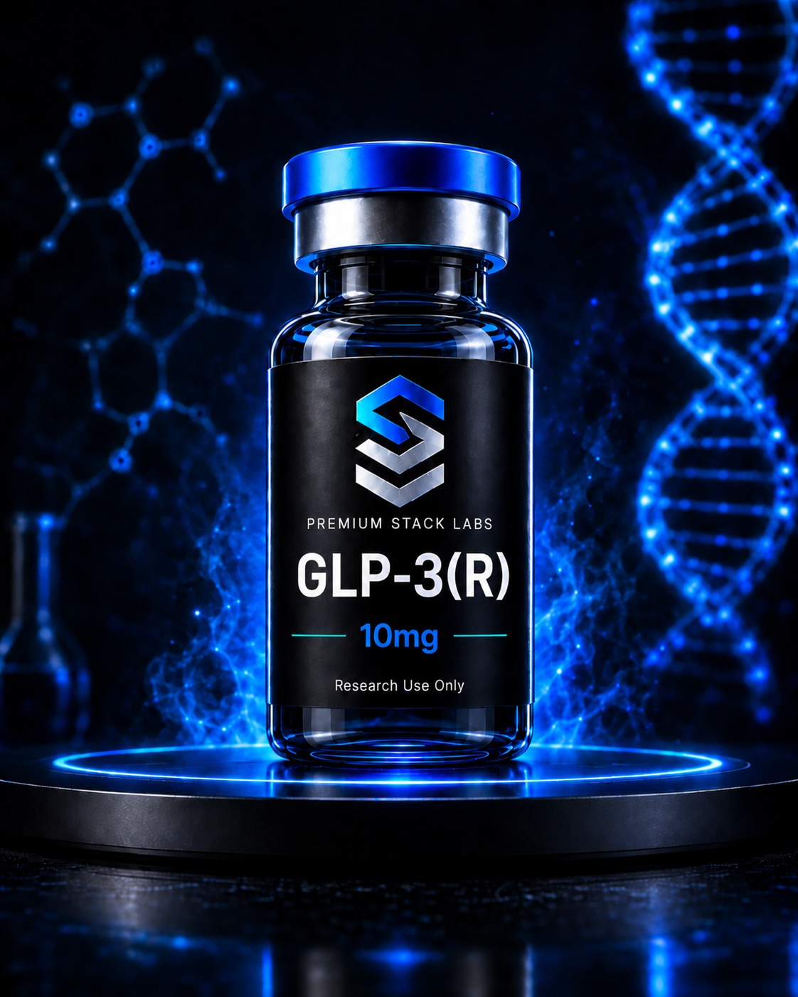 Premium Stack Labs GLP-3(R) 10mg research vial