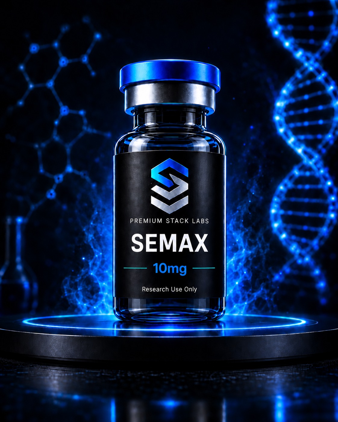 Premium Stack Labs SEMAX 10mg research vial