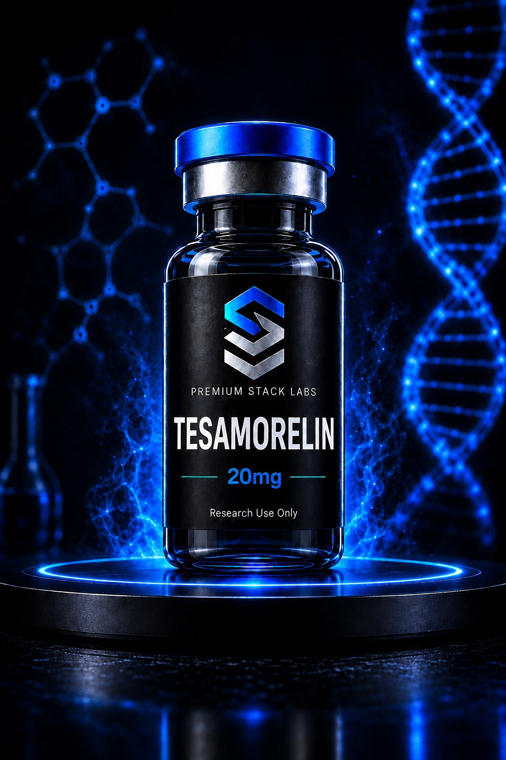 Premium Stack Labs TESAMORELIN 20mg research vial